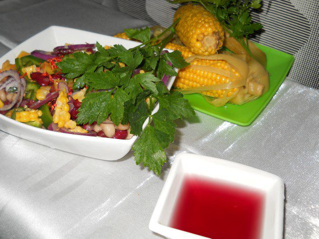 Mexikanischer Salat mit Bohnen
