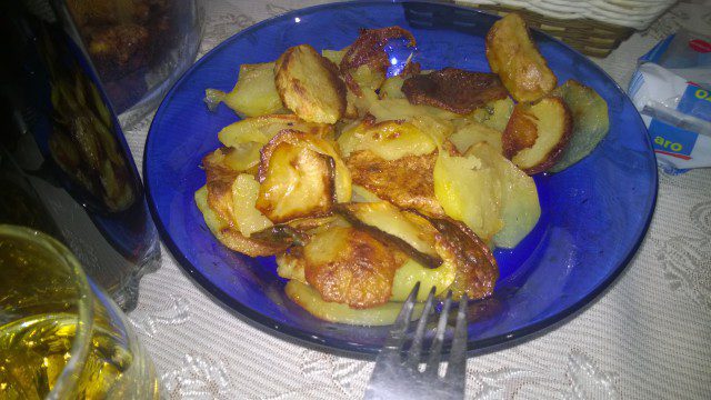 Leicht gebackene Kartoffeln
