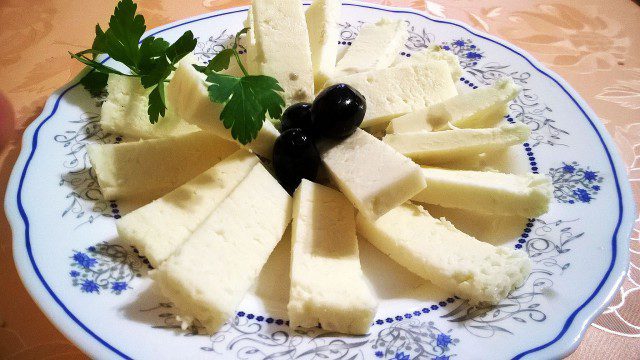 Köstlicher hausgemachter Käse