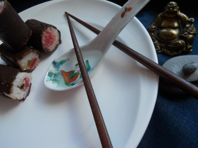 Erstaunliches Schokoladen Sushi
