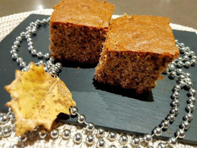 Kürbiskuchen mit Walnüssen und Zimt