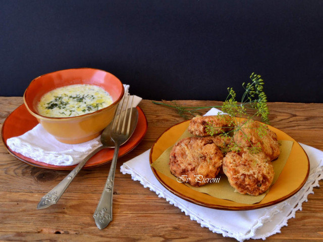 Frikadellen aus gerösteten roten Paprika