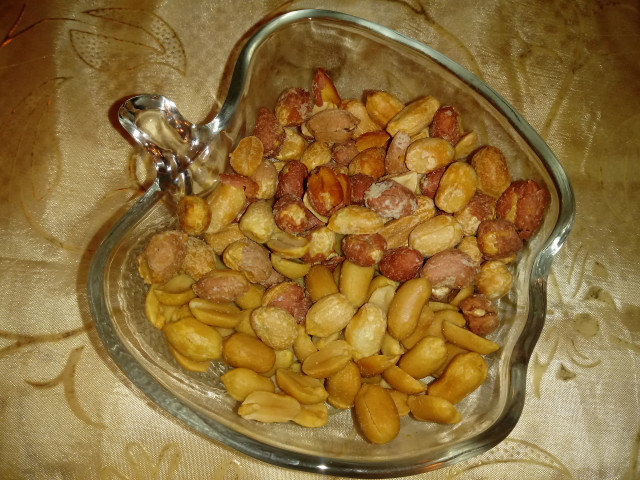 Geröstete Erdnüsse