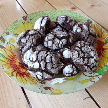 Crinkle Cookies mit Schokogeschmack