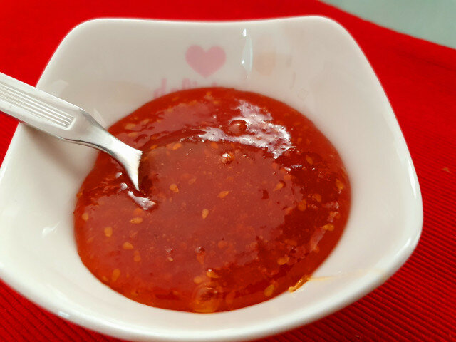 Preiswerte rote Tomatenmarmelade