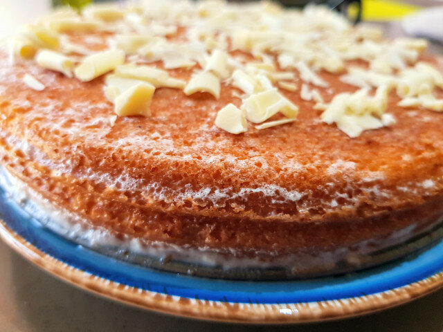 Einzigartiger Tres Leches Kuchen mit Kondensmilch