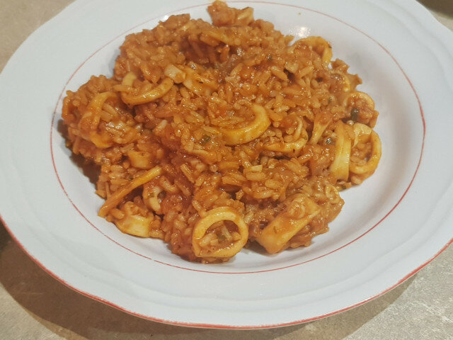 Risotto mit Calamari