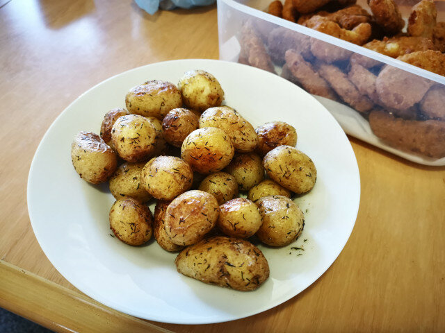 Knusprige sautierte Kartoffeln