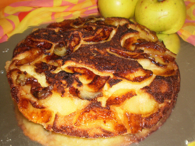 Schnelle Apfelpfannkuchen