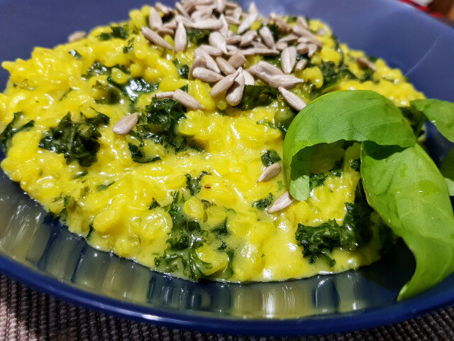 Risotto mit Grünkohl und Mascarpone