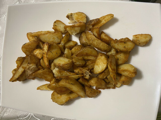 Hausgemachte Kartoffel Wedges