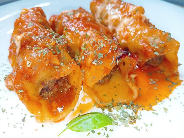 Cannelloni mit Hackfleisch