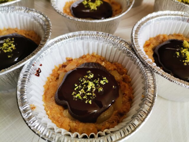 Mini Tartelettes mit Apfel ohne Backen