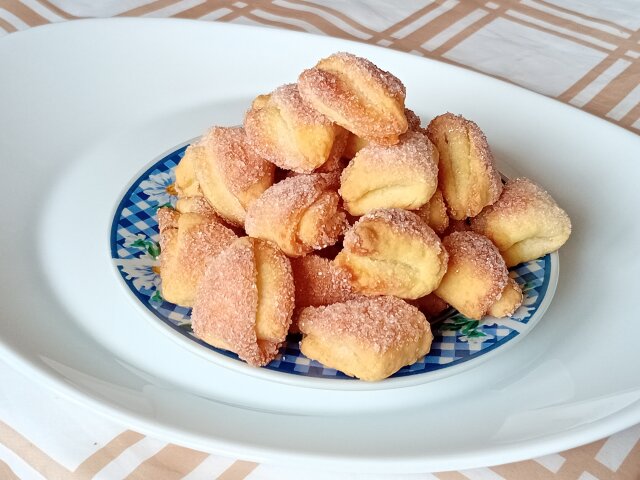 Vanilleplätzchen Ballerina mit Frischkäse