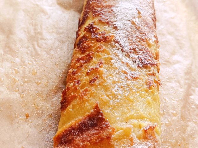 Schneller Pfannkuchen im Ofen
