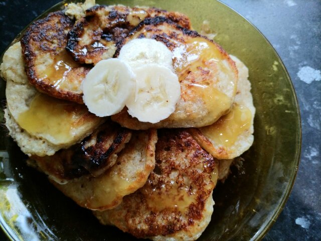 Pfannkuchen mit Eier